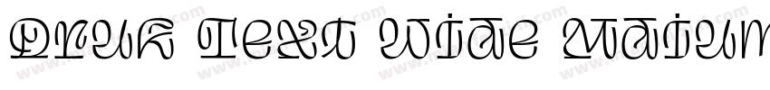 Druk Text Wide Mdium Trial字体转换